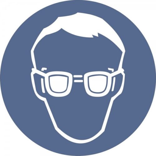Знак М01 Работать в защитных очках