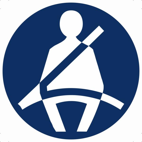 Знак С 095 Пристегните ремни безопасности